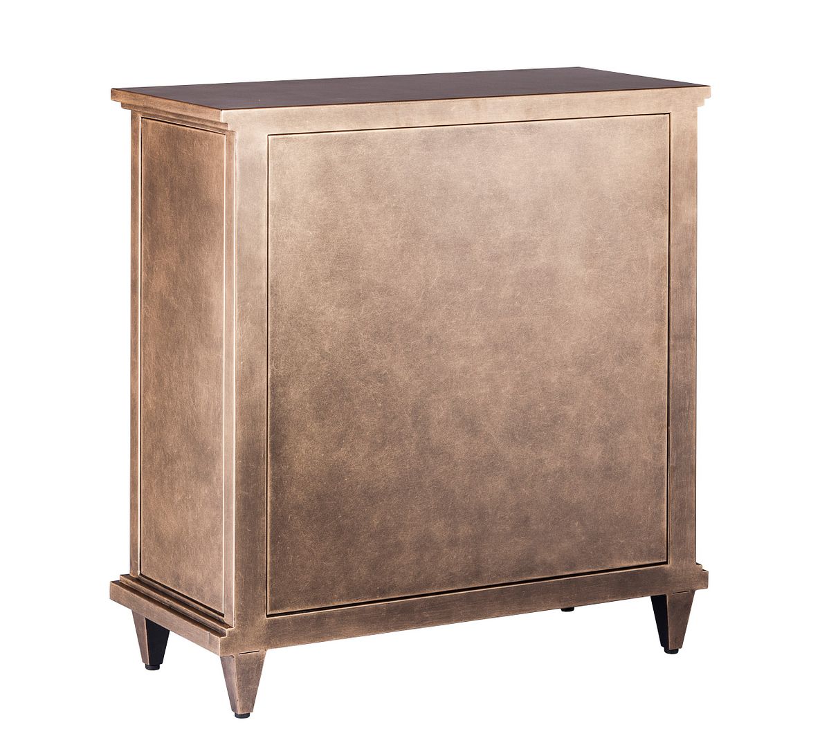 Sideboard Buffet Cabinet Storage with Mirrored Glass Doors in French Brass Finish - Cosy Abode