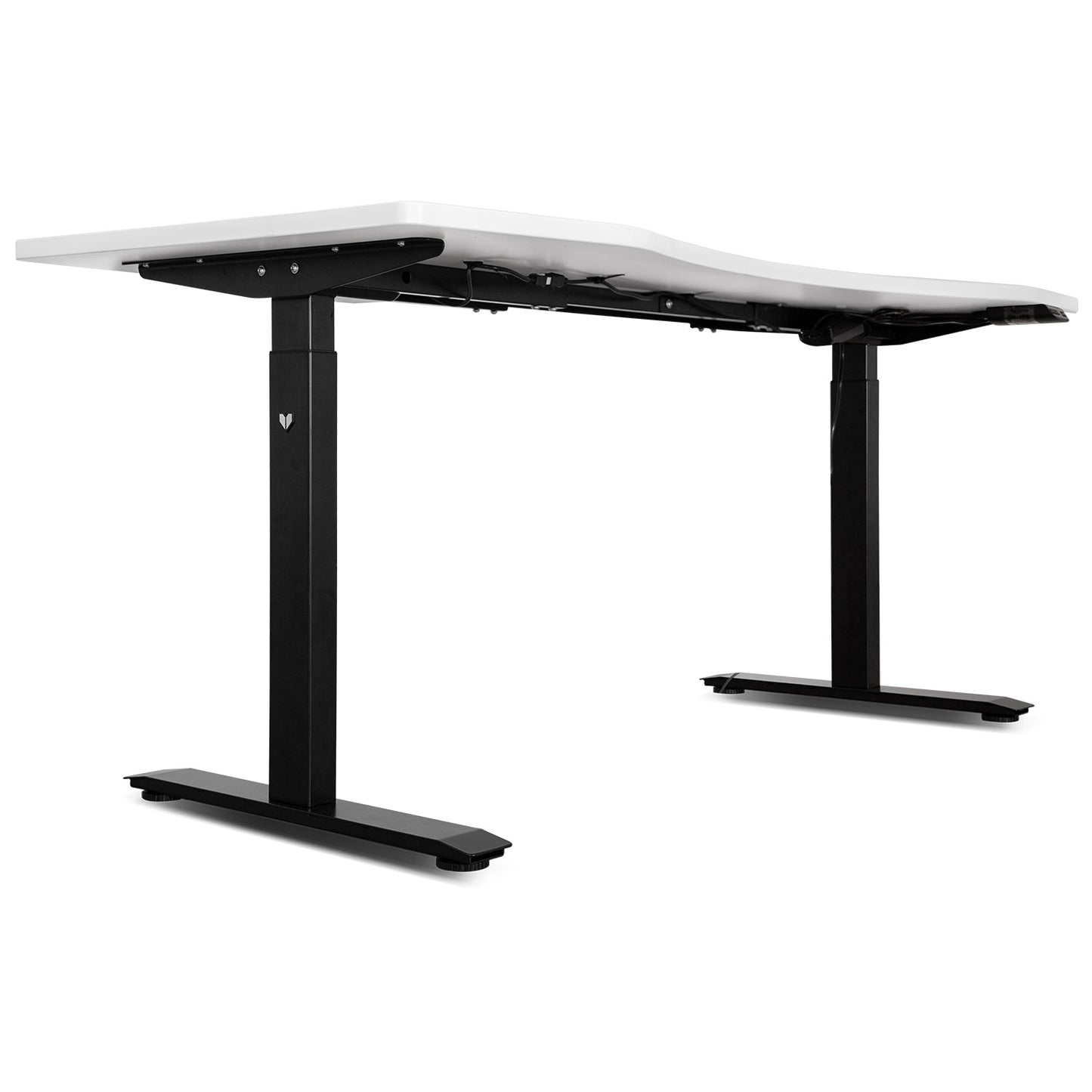 Lifespan Fitness V-FOLD Treadmill with ErgoDesk Automatic Standing Desk 1800mm in White/Black - Cosy Abode