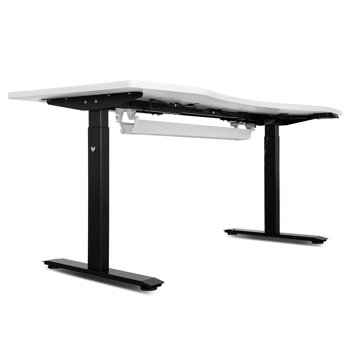 Lifespan Fitness WalkingPad M2 Treadmill with ErgoDesk Automatic White Standing Desk 1500mm + Cable Management Tray - Cosy Abode