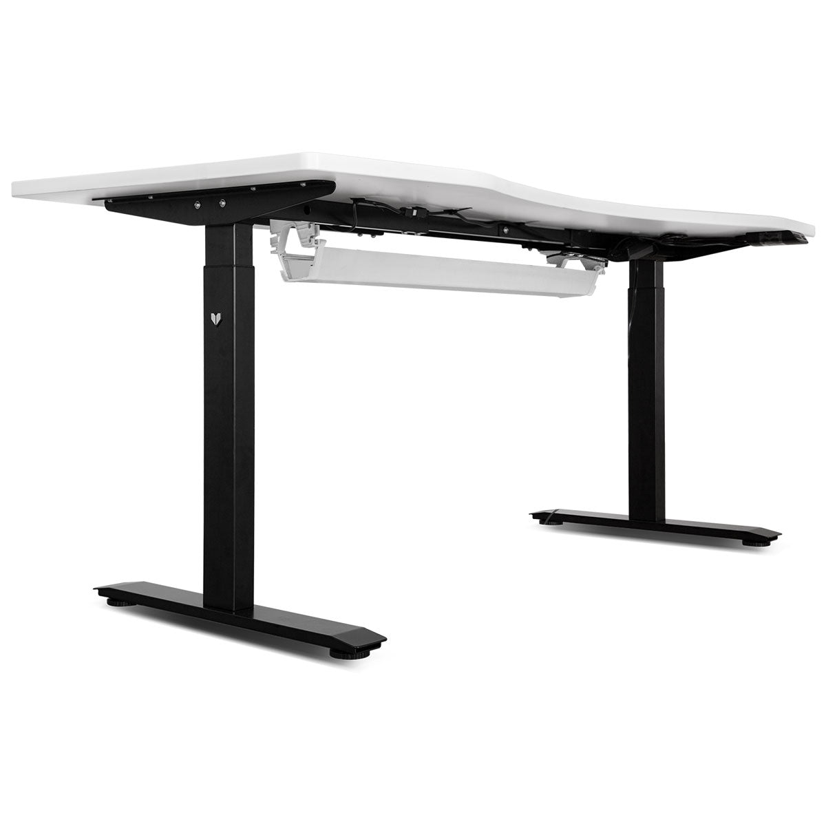 Lifespan Fitness WalkingPad M2 Treadmill with ErgoDesk Automatic White Standing Desk 1800mm + Cable Management Tray - Cosy Abode