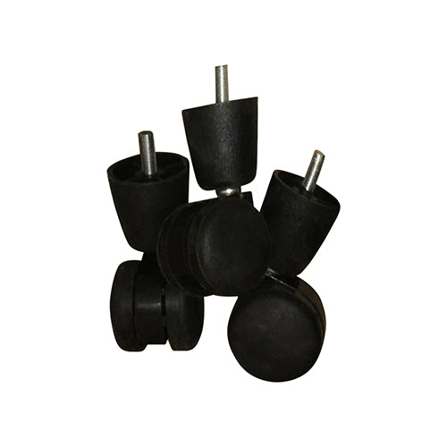 Mattress Base Ensemble King Size Solid Wooden Slat in Black with Removable Cover - Cosy Abode