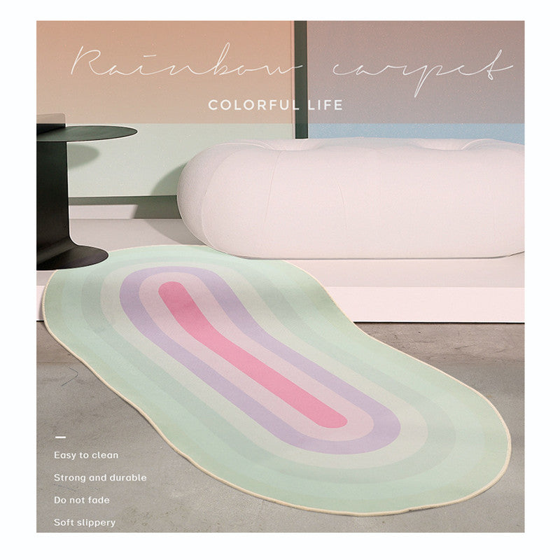 Modern minimalist gradient non-slip carpet rug - Cosy Abode