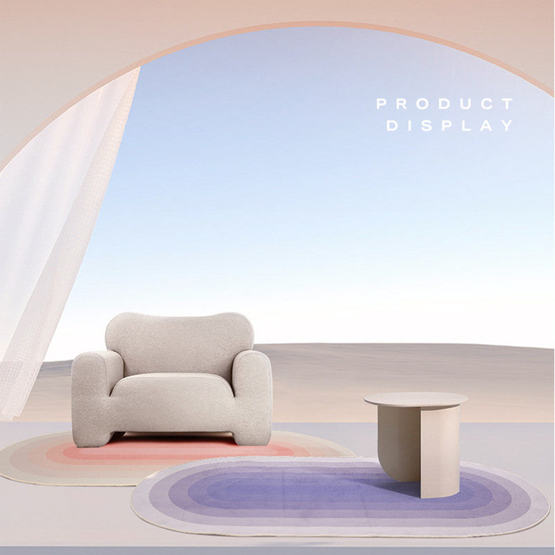 Modern minimalist gradient non-slip carpet rug - Cosy Abode