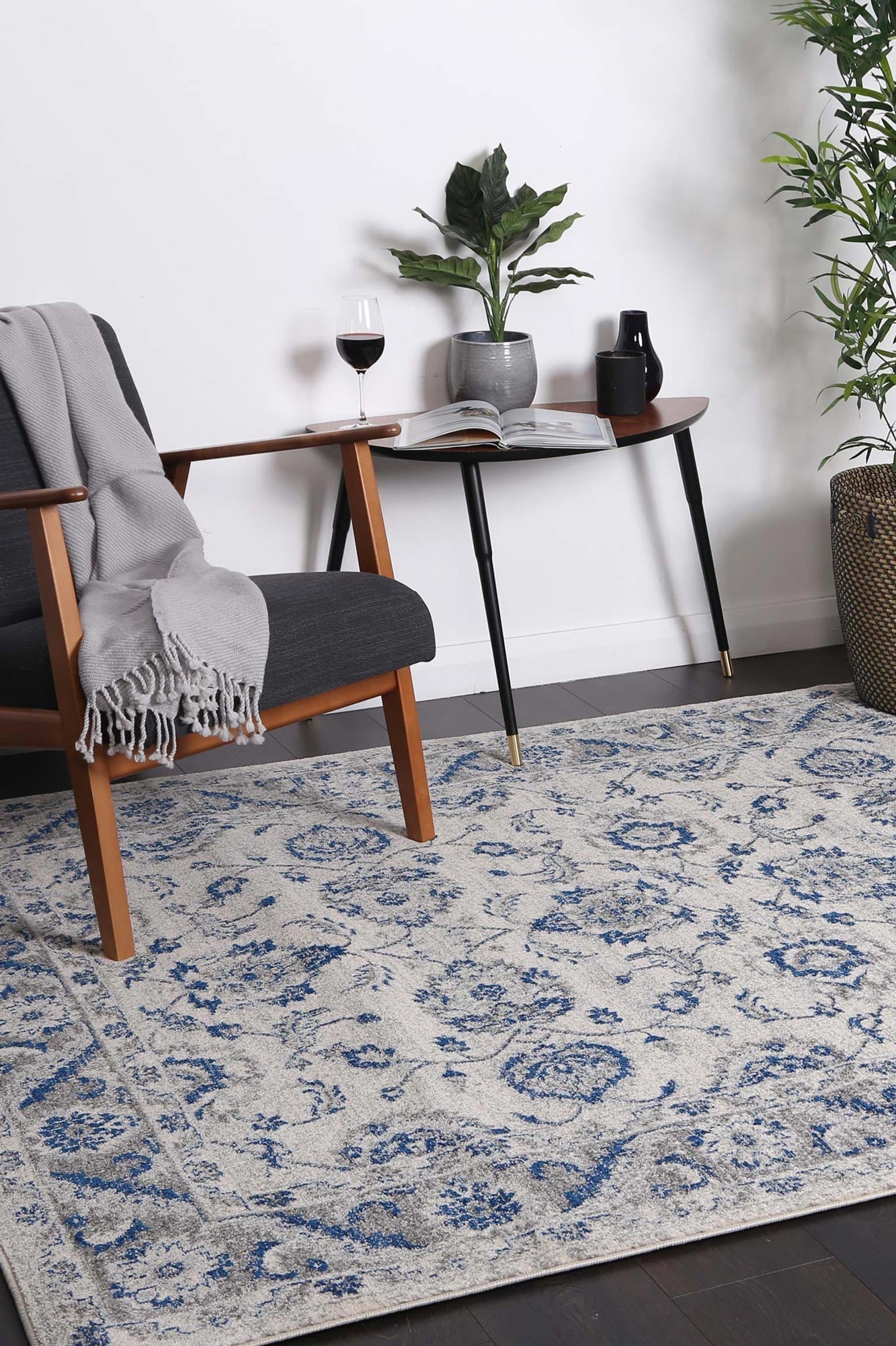 delicate-cassandra-blue-ivory-rug 80x300 - Cosy Abode