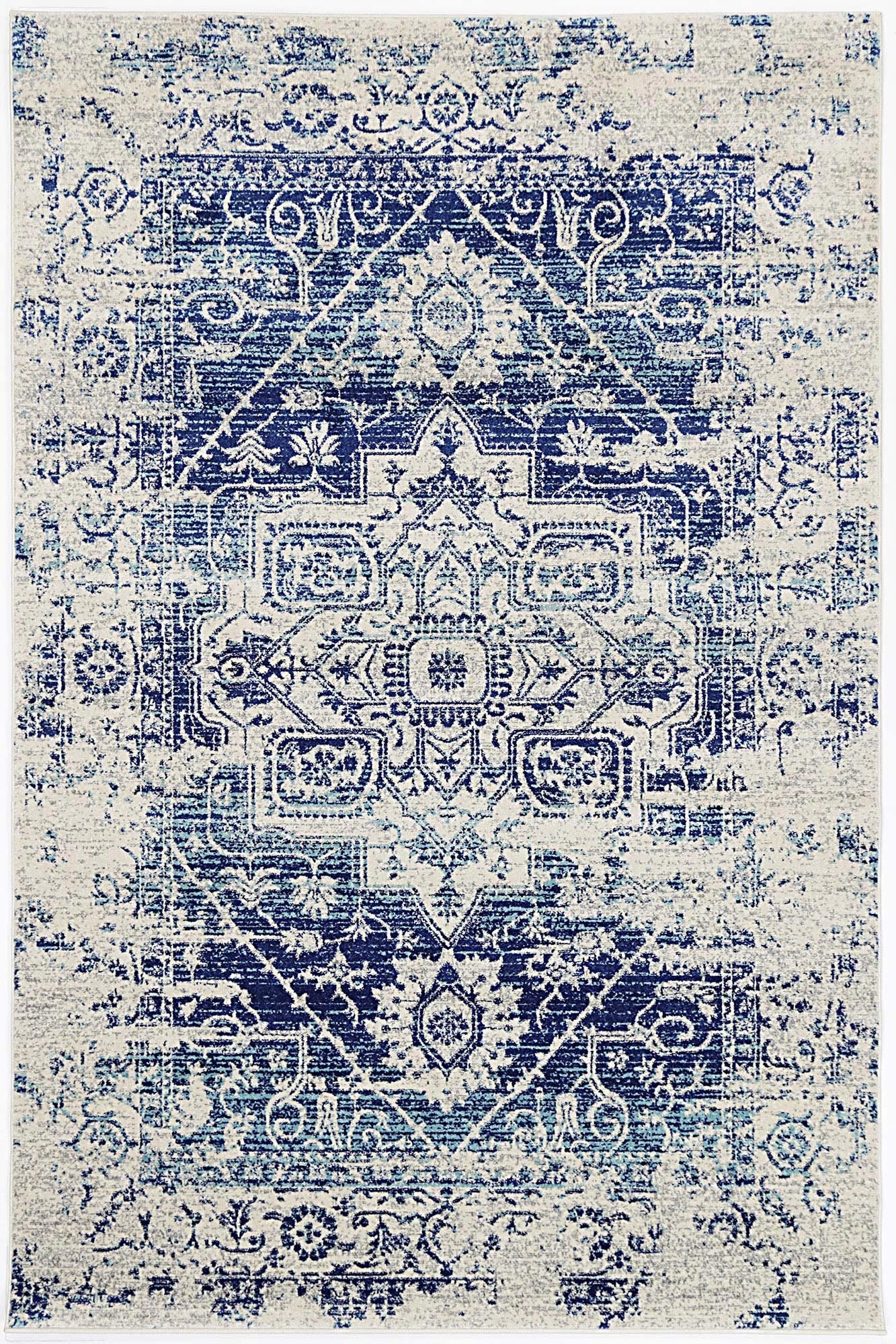 delicate-audrey-ivory-navy-rug 80x300 - Cosy Abode