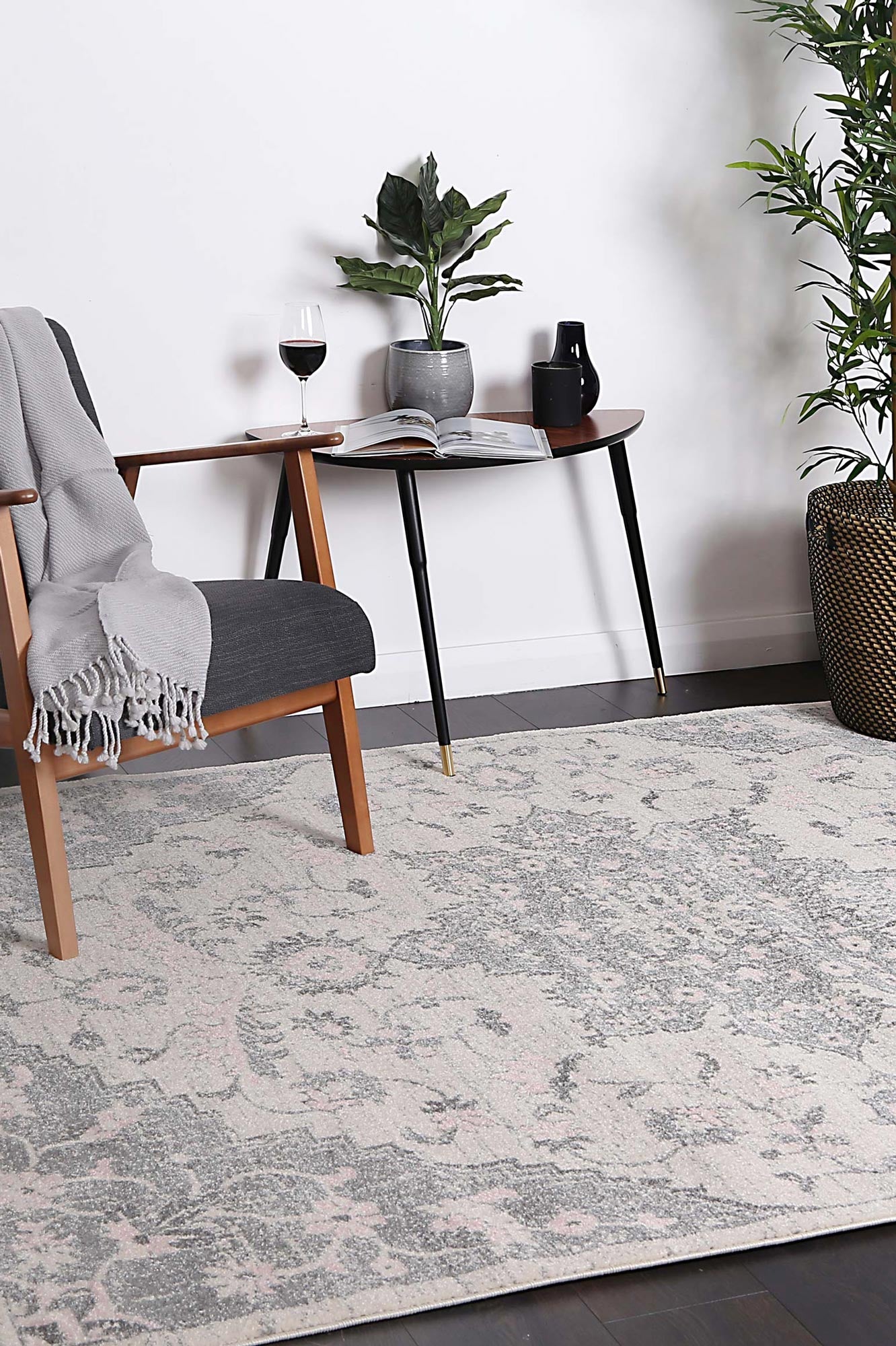 delicate-madeleine-grey-ivory-rug 80x300 - Cosy Abode