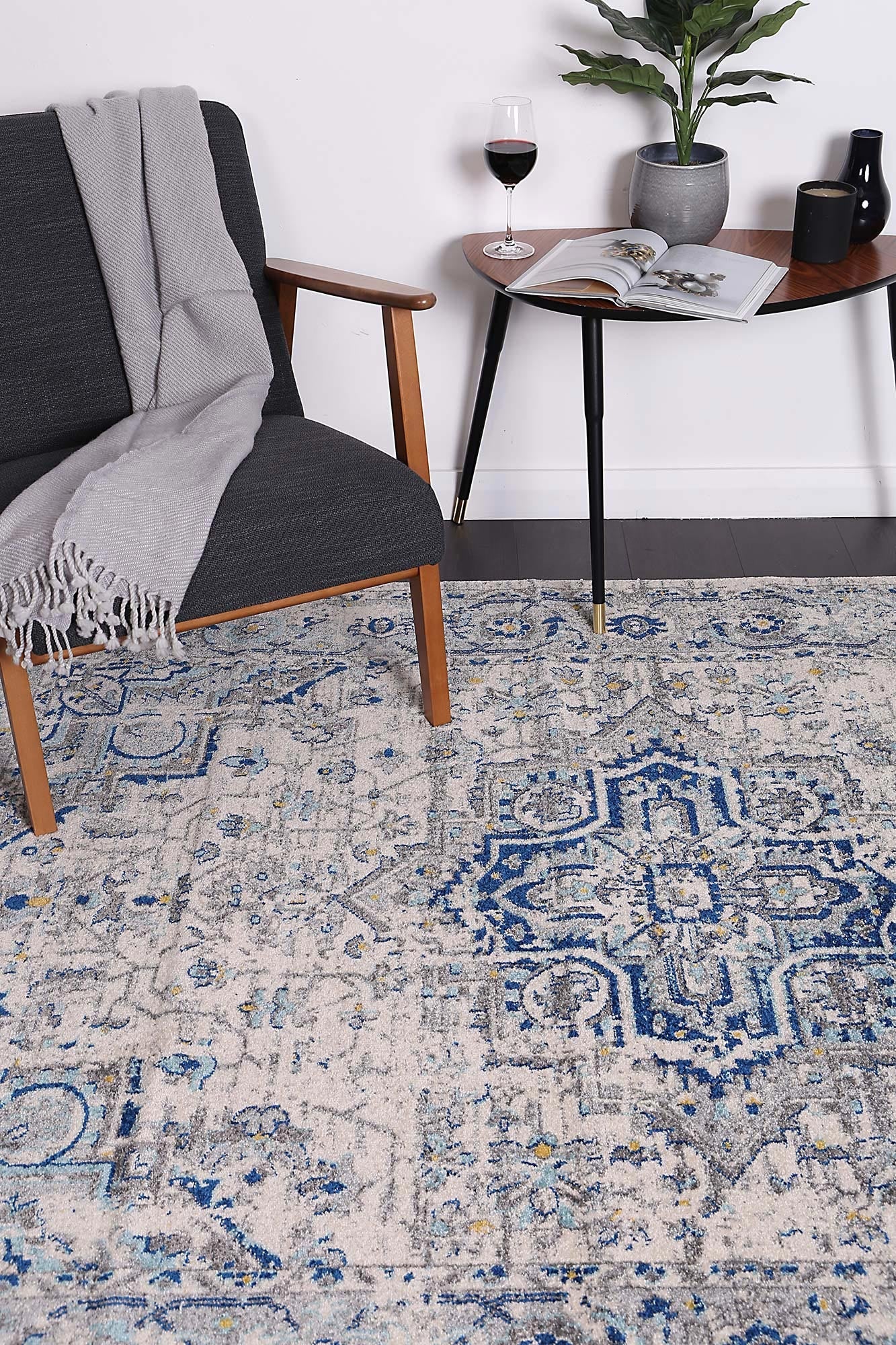 delicate-melissa-ivory-blue-rug 80x300 - Cosy Abode