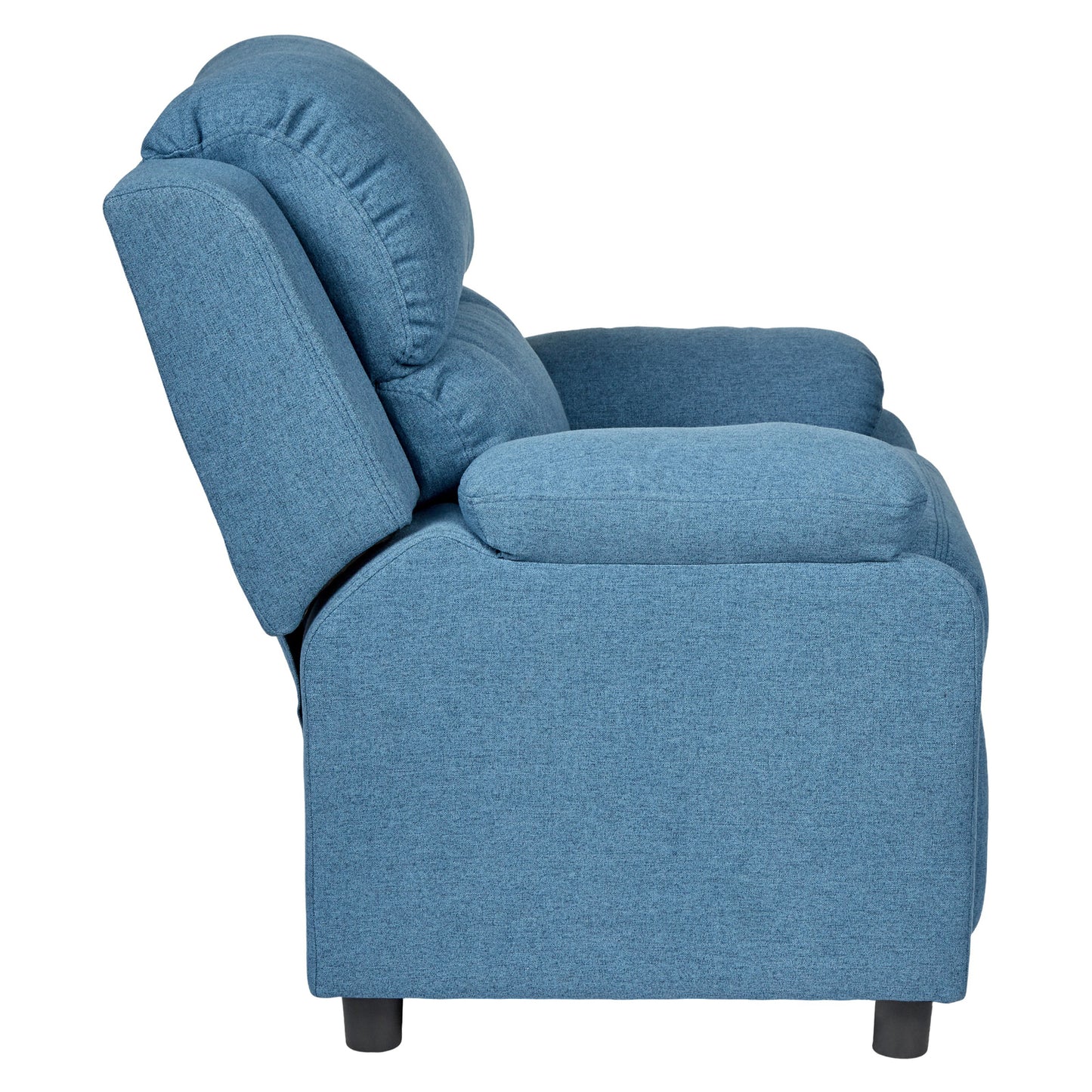 Erika Blue Kids Recliner Sofa Chair Blue Lounge Couch Armchair Childrens - Cosy Abode