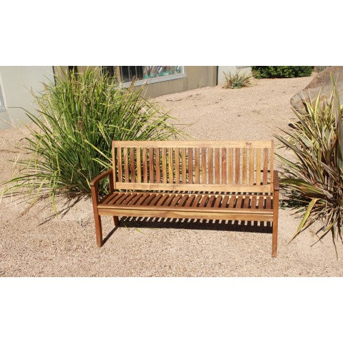 Outdoor Hardwood 3 Seater Kid Bench - Cosy Abode