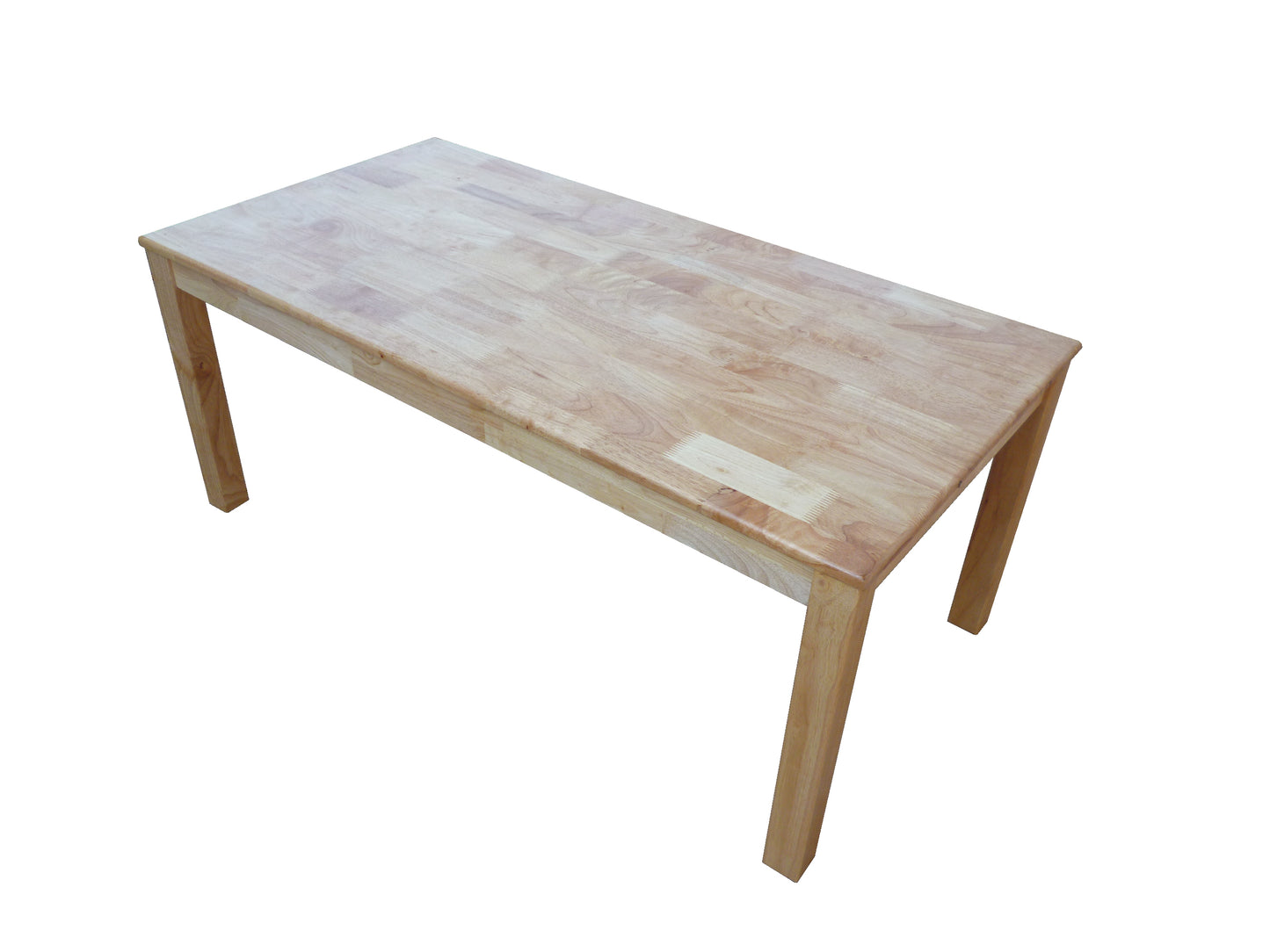 Rubberwood Rectangle Table 120 - Cosy Abode