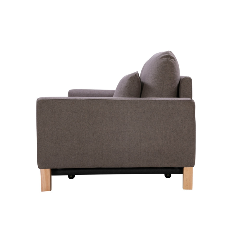 SHASA 2 Seater Pull-out Sofa bed Grey taupe - Cosy Abode