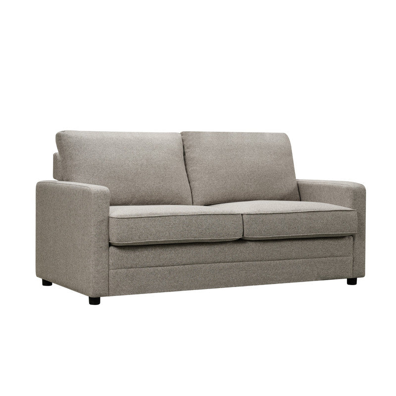 RAY 2 Seater Sofa bed with Separate Foam Mattress- Light grey - Cosy Abode