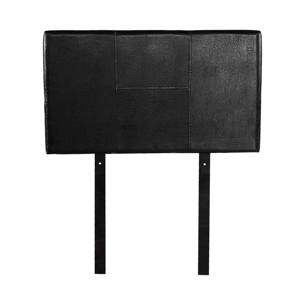 PU Leather Single Bed Headboard Bedhead - Black - Cosy Abode