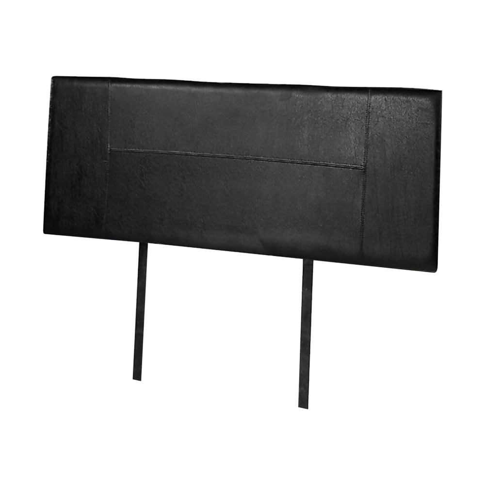 PU Leather Double Bed Headboard Bedhead - Black - Cosy Abode