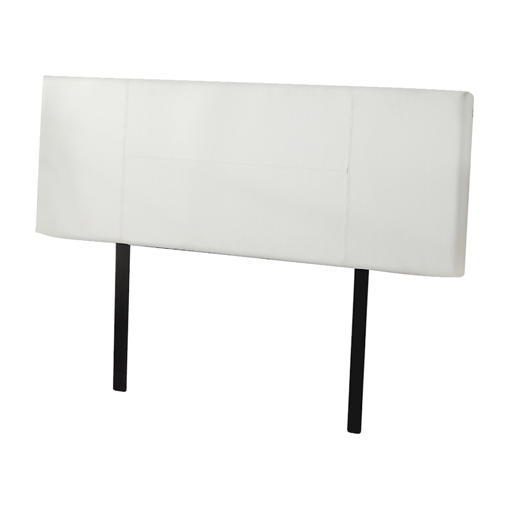 PU Leather Double Bed Headboard Bedhead - White - Cosy Abode