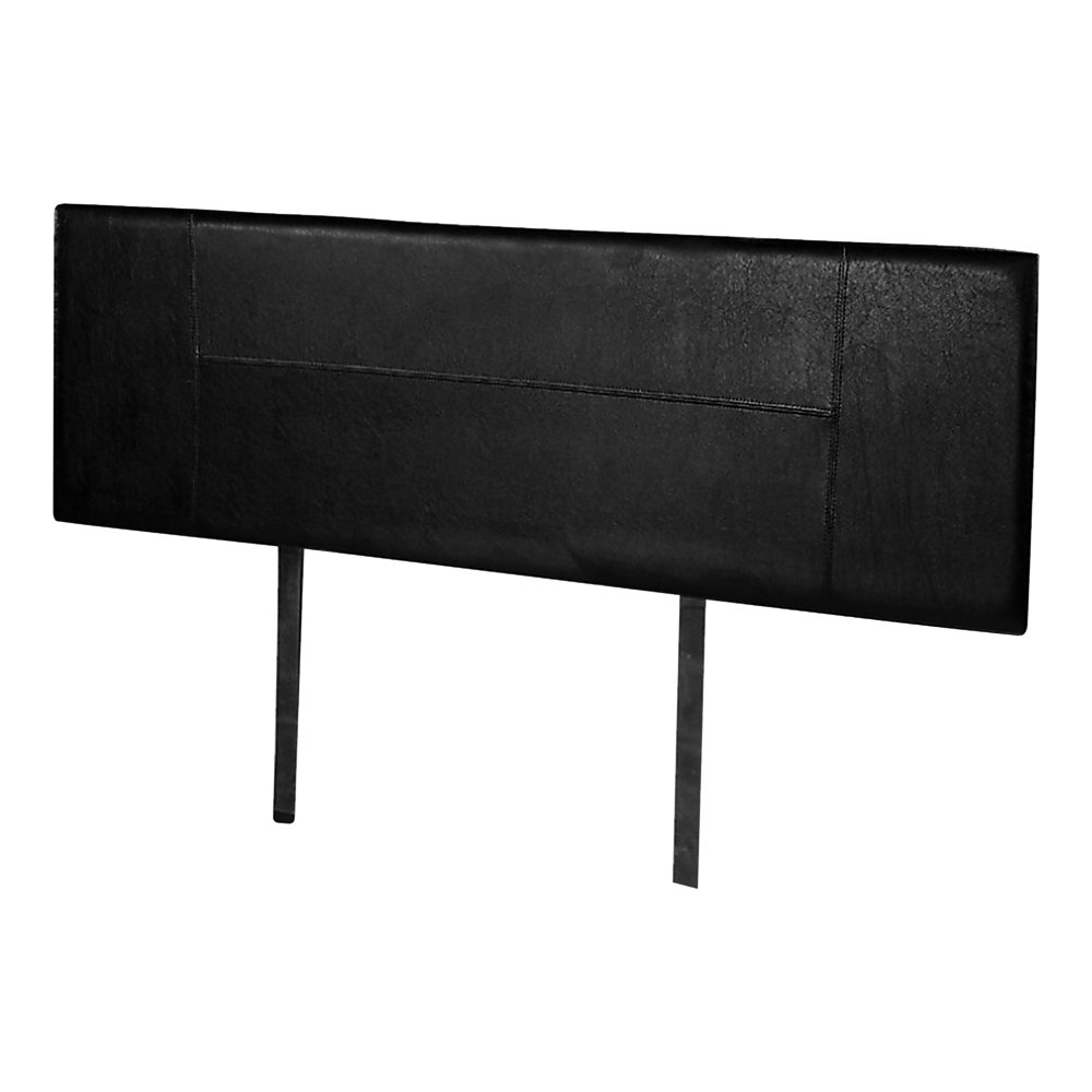 PU Leather Queen Bed Headboard Bedhead - Black - Cosy Abode