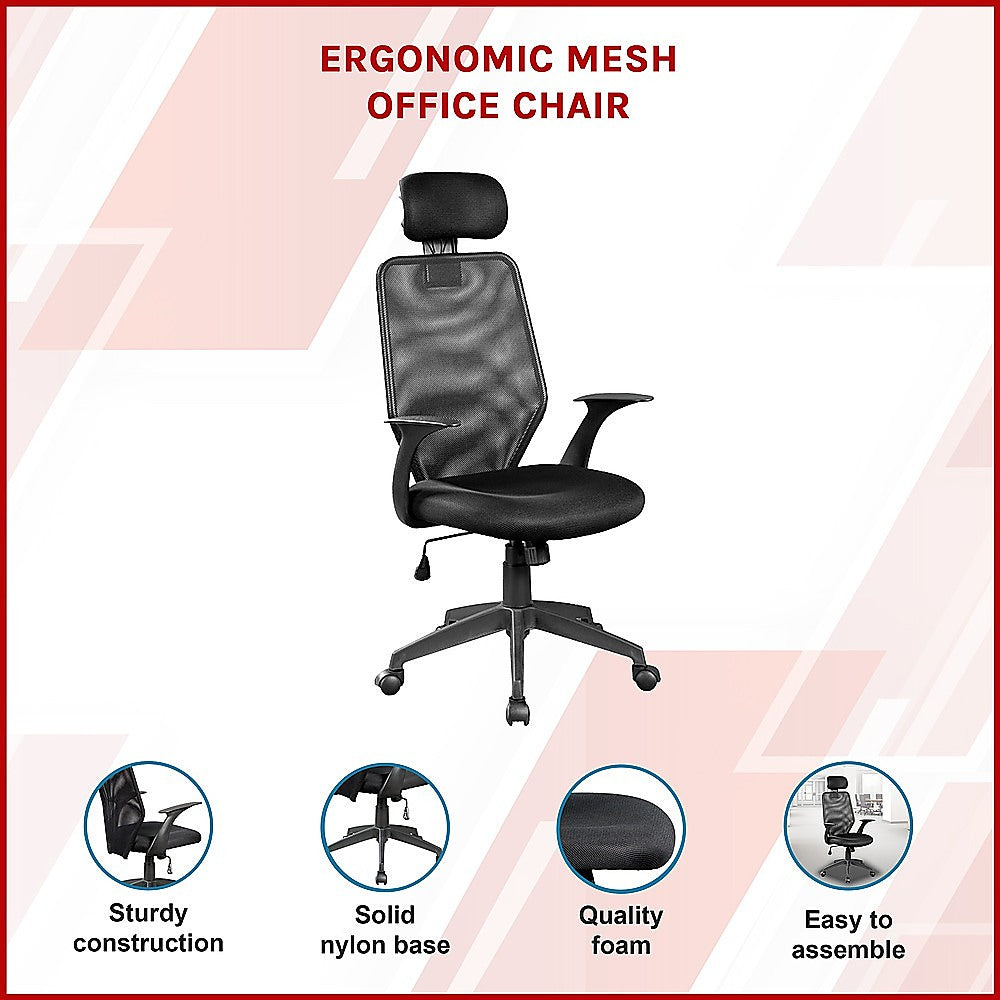Ergonomic Mesh Office Chair - Cosy Abode