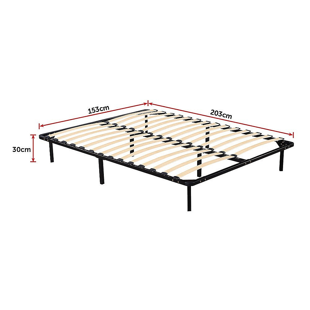 Queen Metal Bed Frame - Bedroom Furniture - Cosy Abode