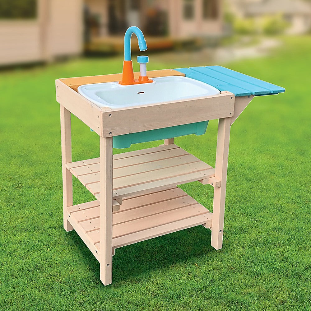Childrens Outdoor Play Mud Kitchen Sand Pit - Cosy Abode