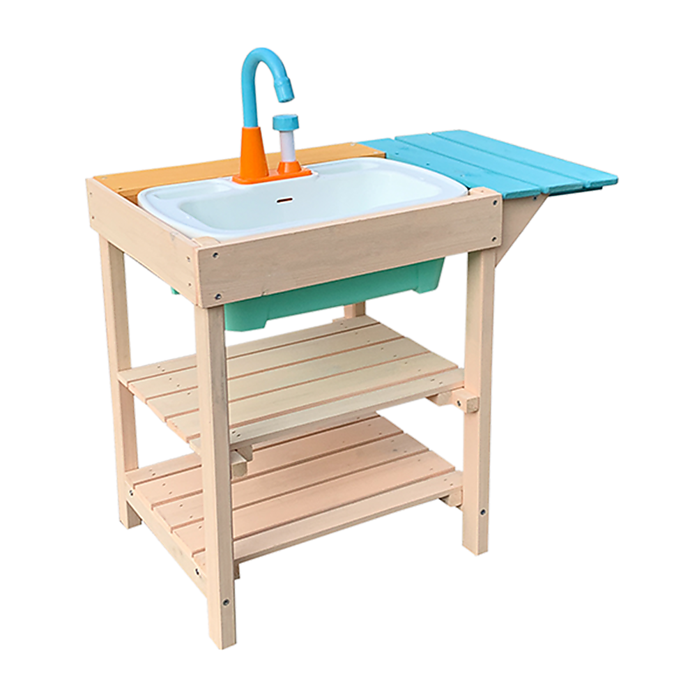 Childrens Outdoor Play Mud Kitchen Sand Pit - Cosy Abode