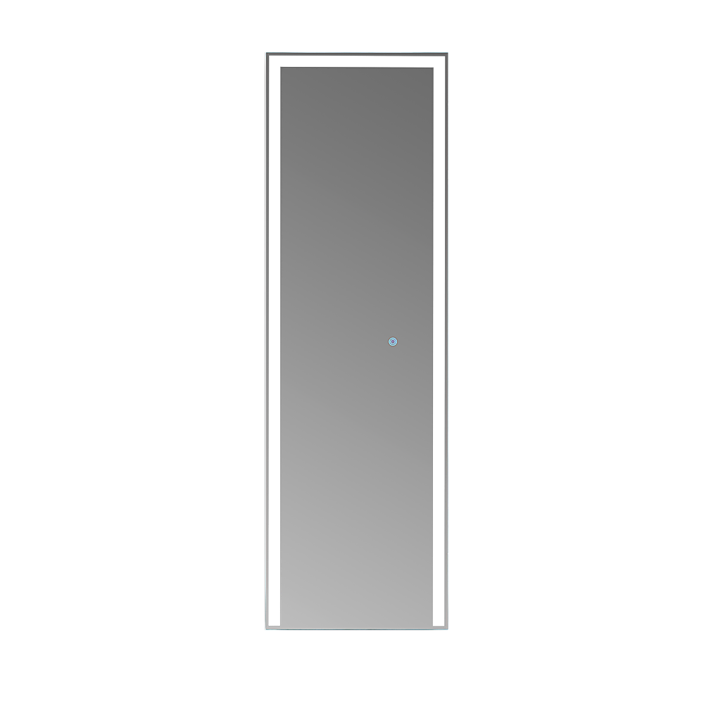 LED Full Length Mirror Standing Floor Makeup Wall Light Mirror 160cm x 50cm - Cosy Abode