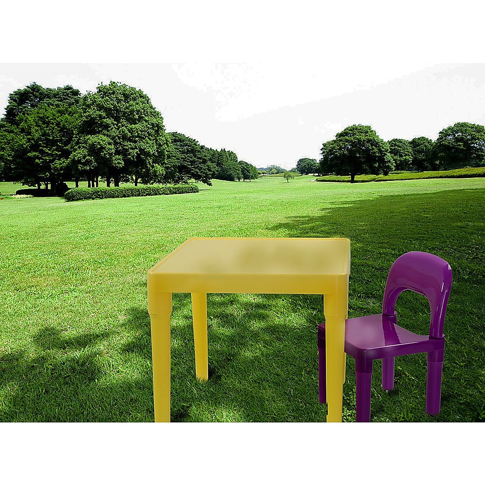 Kids Table and Chairs Play Set Toddler Child Toy Activity Furniture In-Outdoor - Cosy Abode