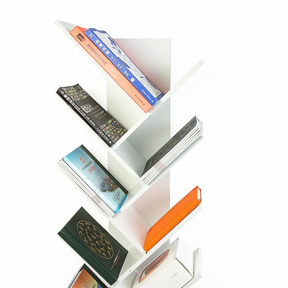 Tree Bookshelf Bookcase Book Organizer 12-Tier Multipurpose Shelf Display Racks - Cosy Abode
