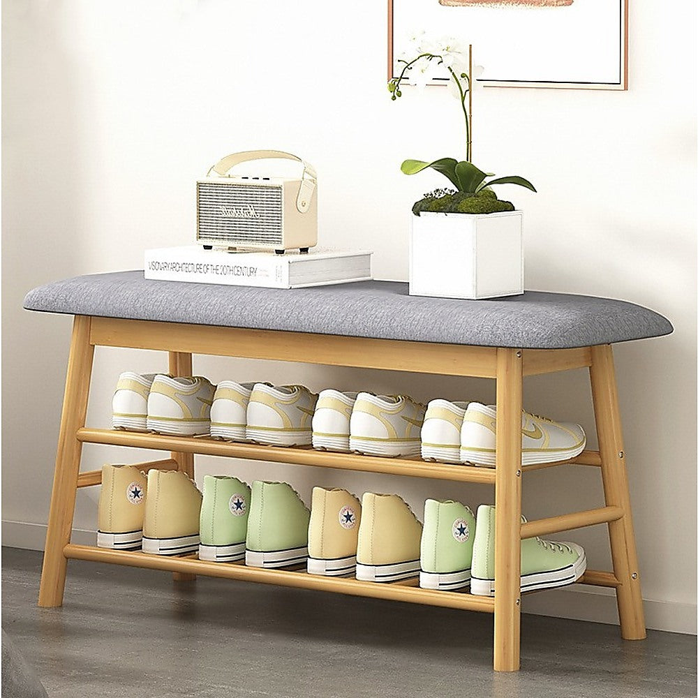 Shoe Stool Storage Rack Cabinet Multifunctional Space Saving - Cosy Abode