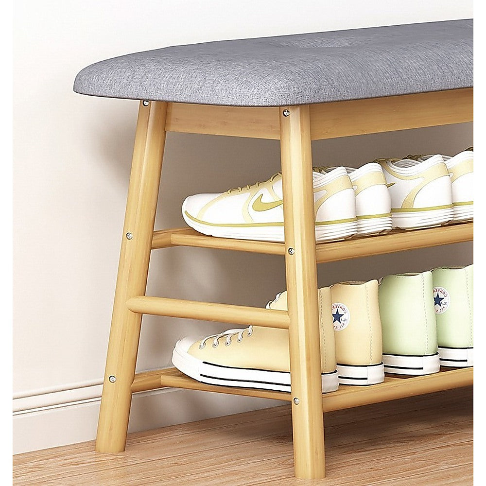 Shoe Stool Storage Rack Cabinet Multifunctional Space Saving - Cosy Abode