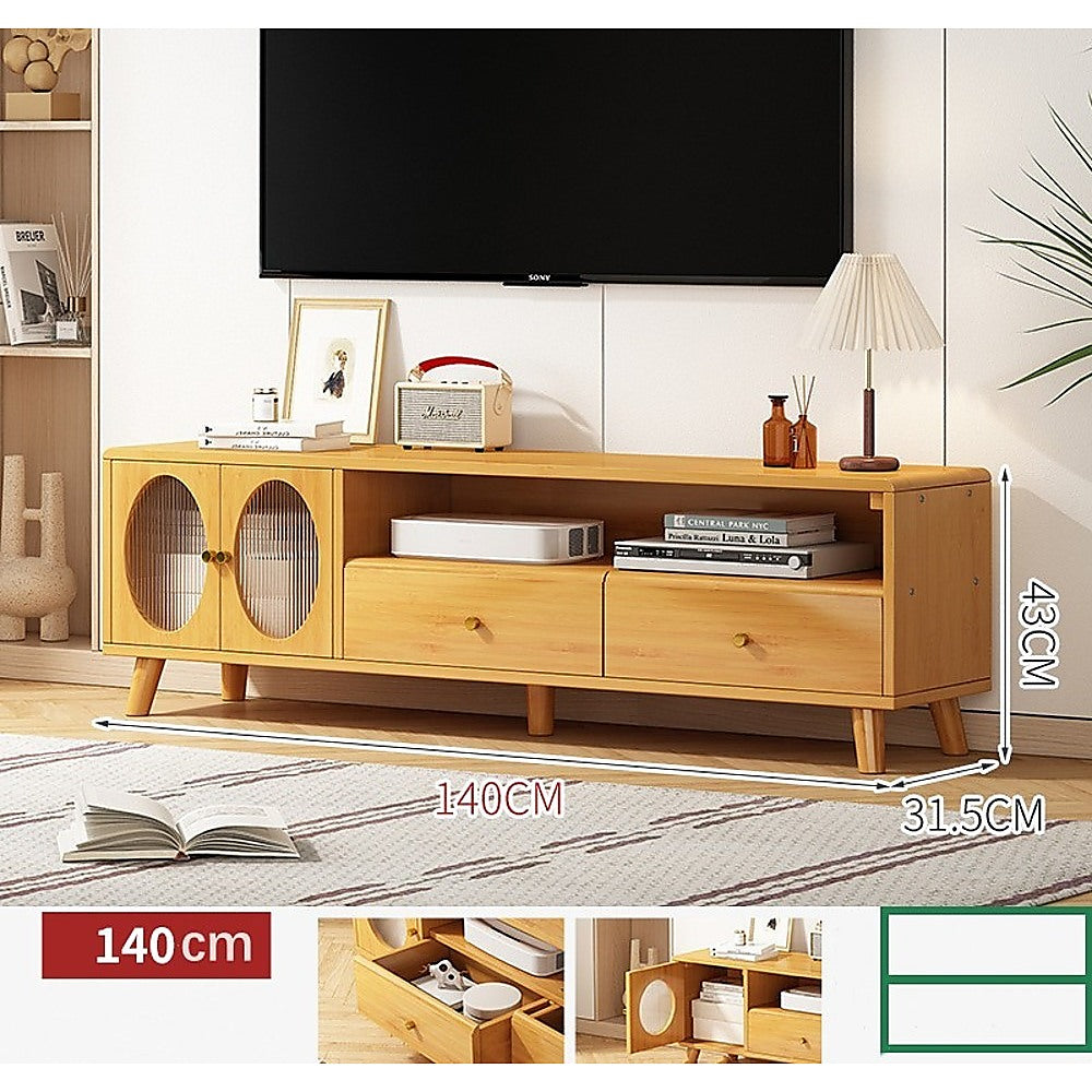 Modern TV Cabinet Entertainment Unit Stand Storage - Cosy Abode