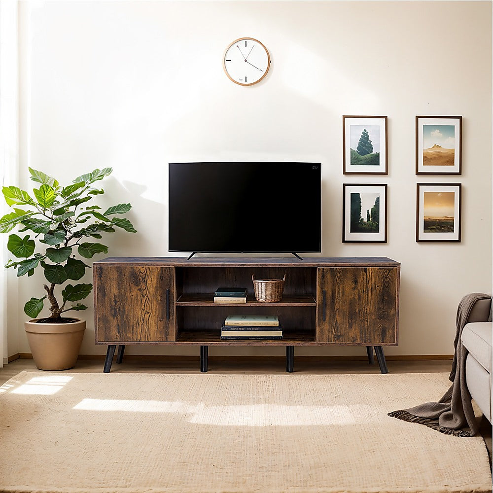 Modern TV Cabinet Entertainment Unit Stand Storage - Cosy Abode