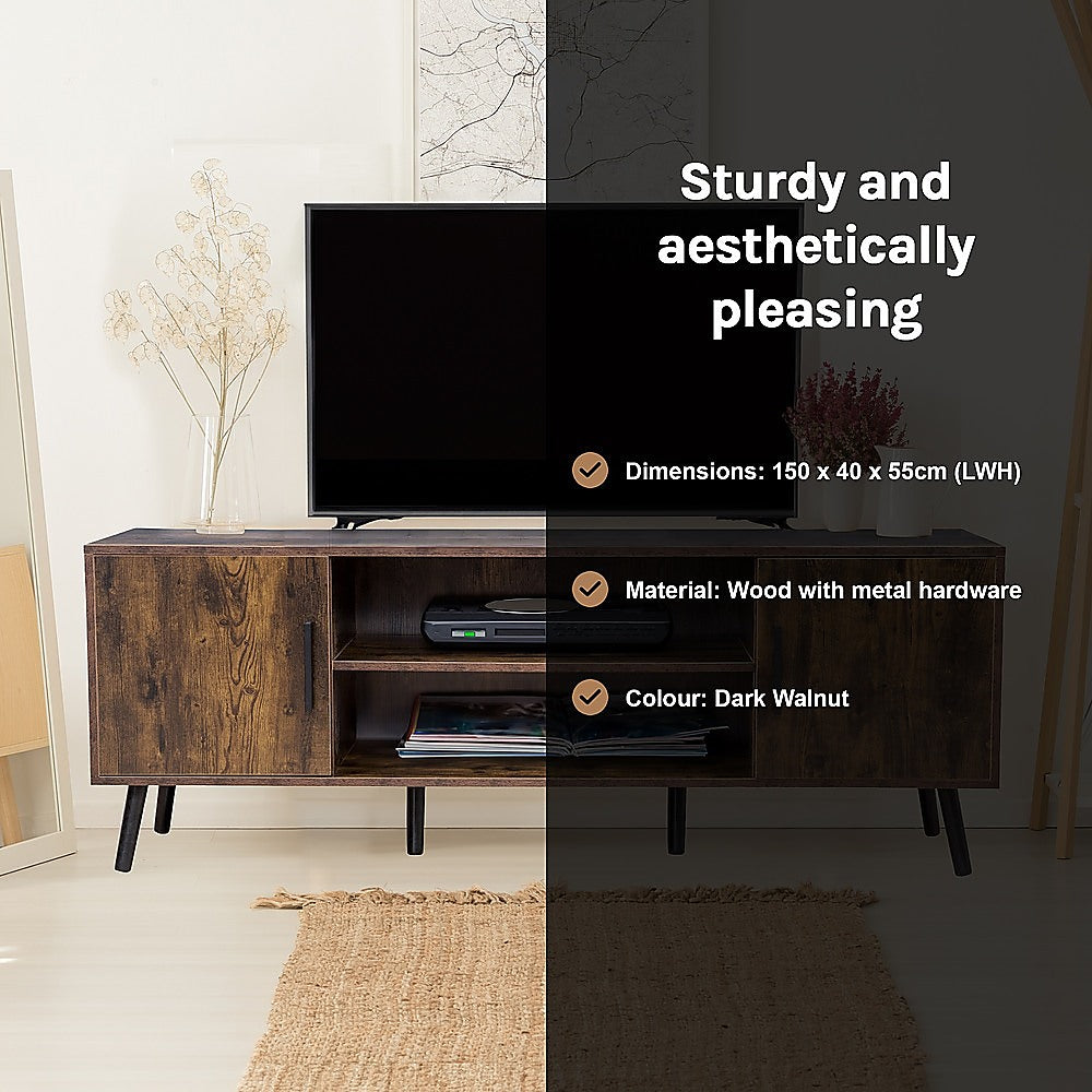 Modern TV Cabinet Entertainment Unit Stand Storage - Cosy Abode