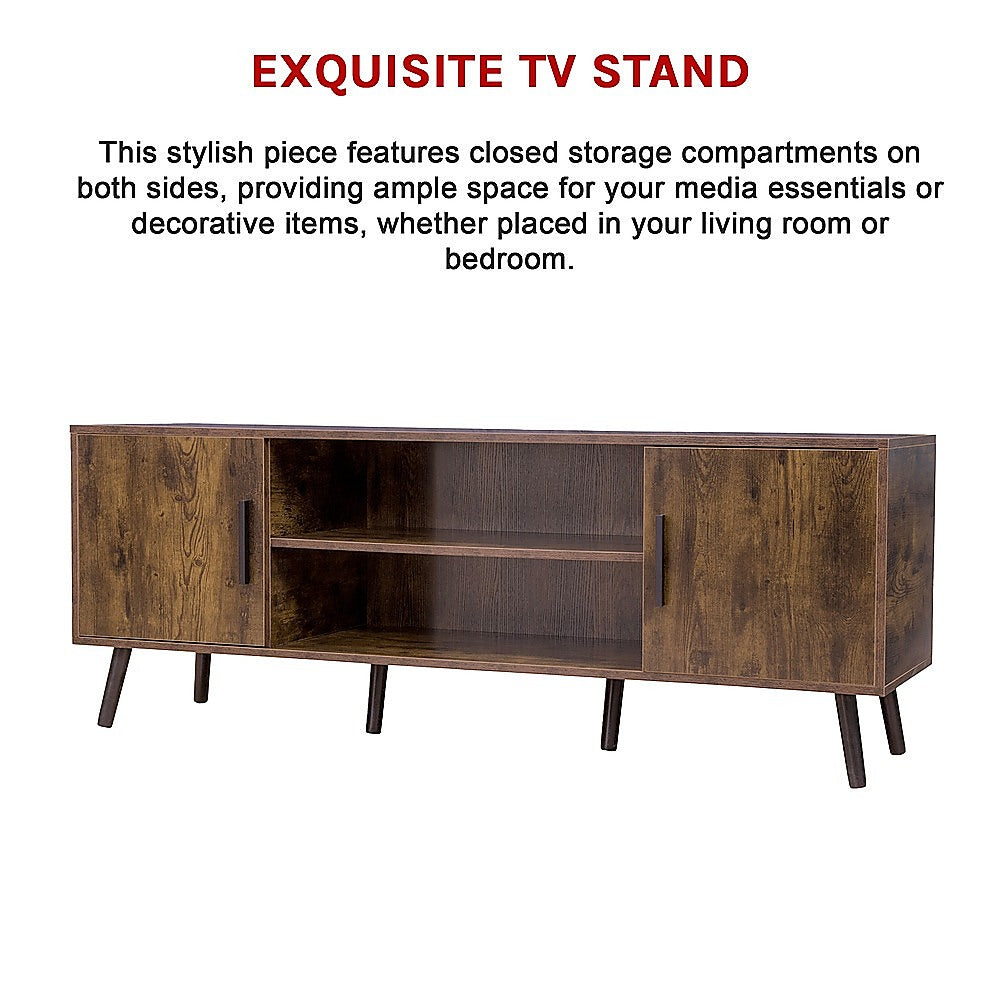 Modern TV Cabinet Entertainment Unit Stand Storage - Cosy Abode