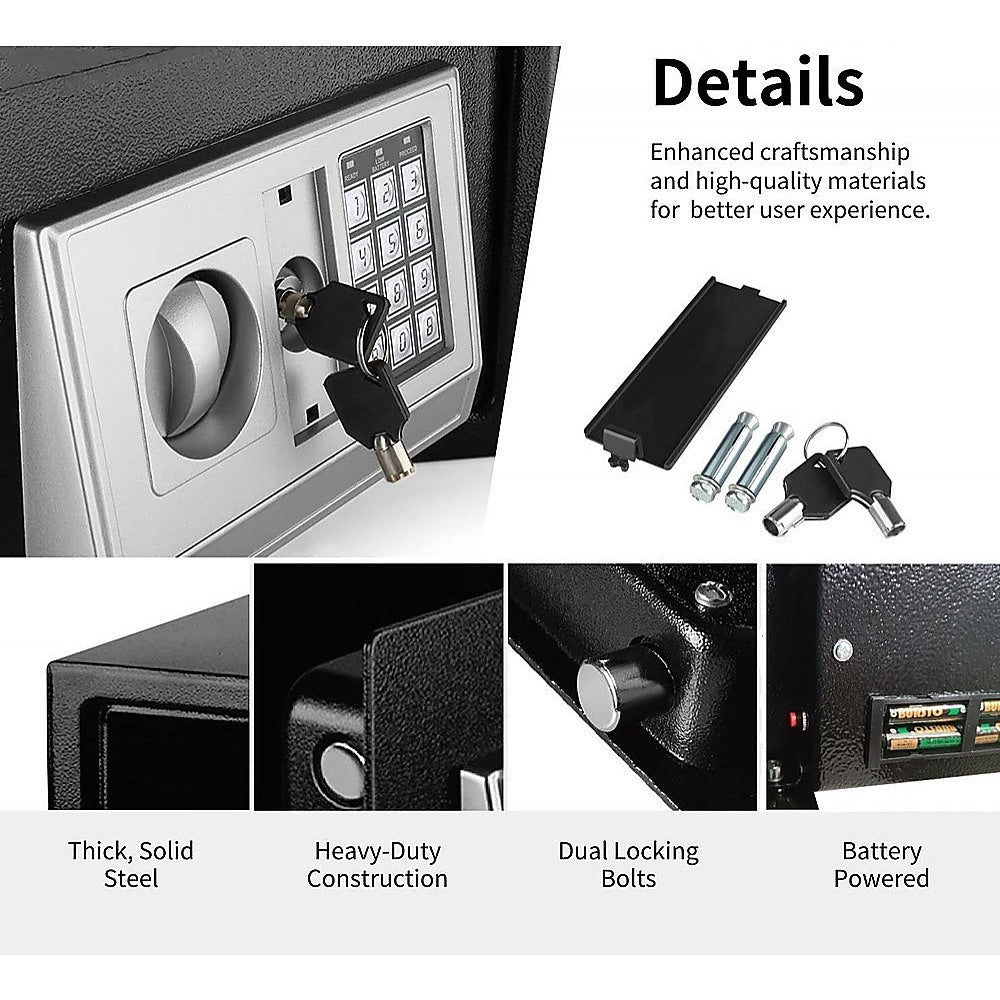 Safe Security Box Electronic Digital Lock - Cosy Abode