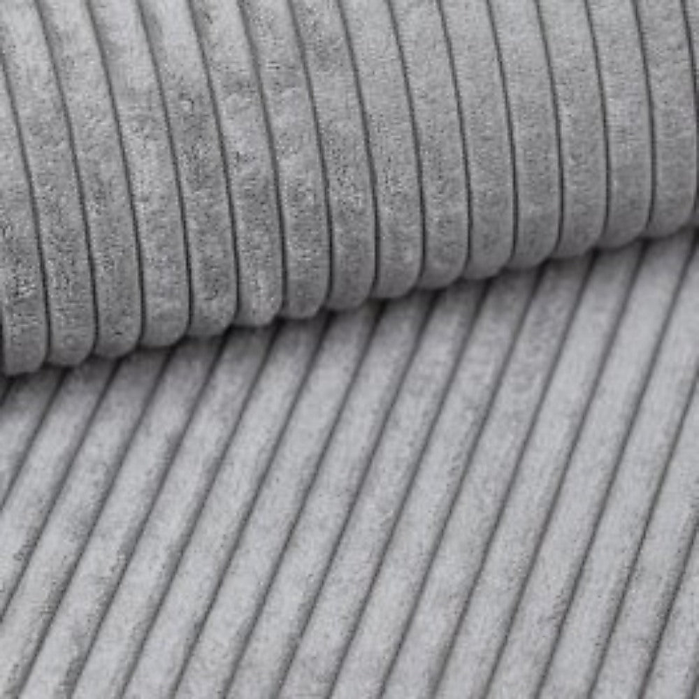 Jumbo Cord Beanbag Chair Cover Unfilled Large Bean Bag - Grey - Cosy Abode