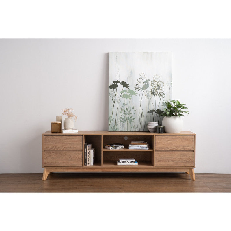 Hirado Entertainment TV Unit - Natural - Cosy Abode