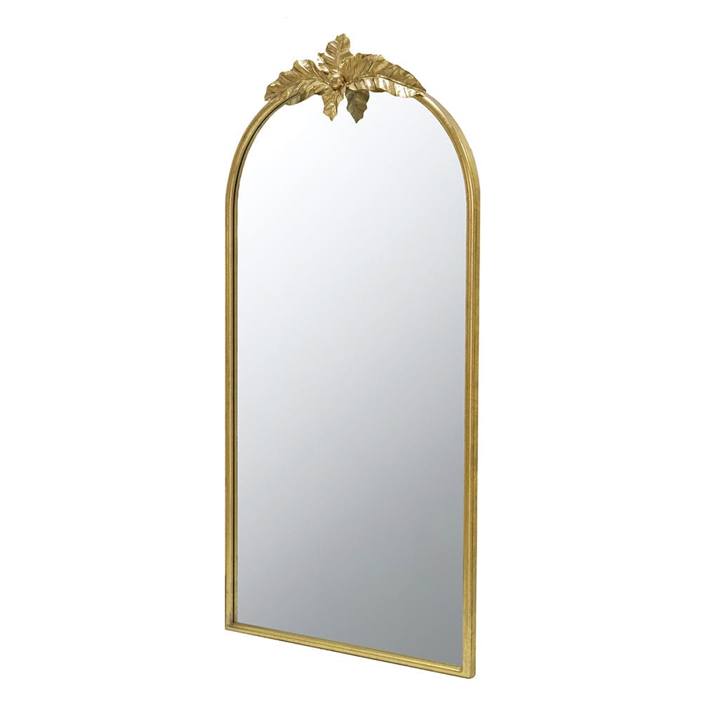 Marion Tall Wall Mount Mirror - Gold 107cm x 61cm - Cosy Abode