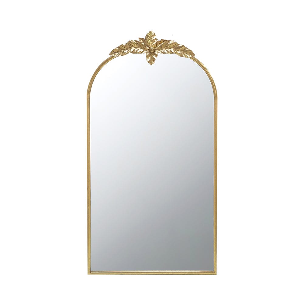 Marion Tall Wall Mount Mirror - Gold 107cm x 61cm - Cosy Abode
