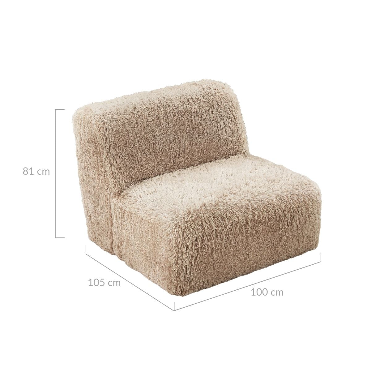 Charlie Modern Fabric Armchair - Cosy Abode
