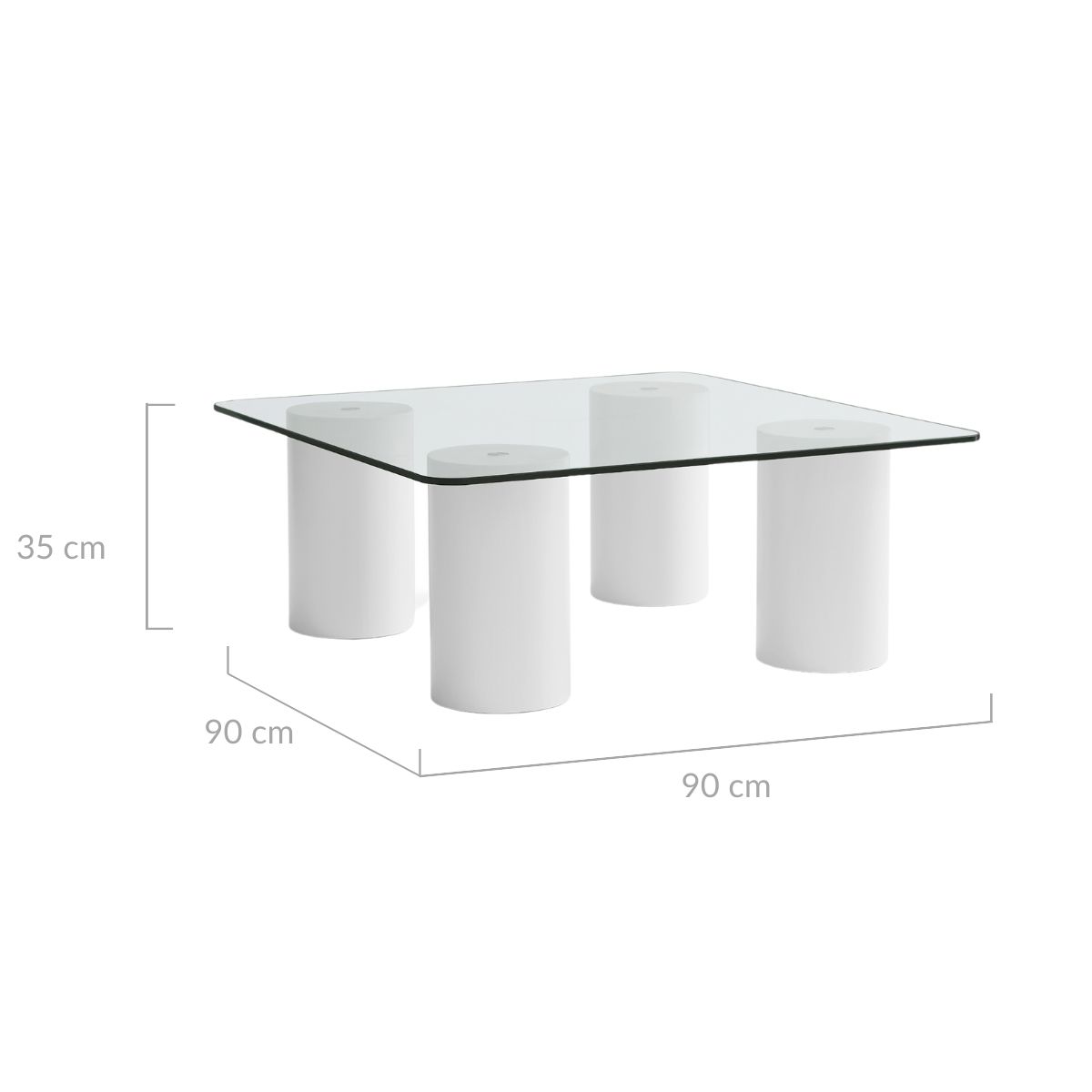 Gabby Glass Coffee Table - Cosy Abode