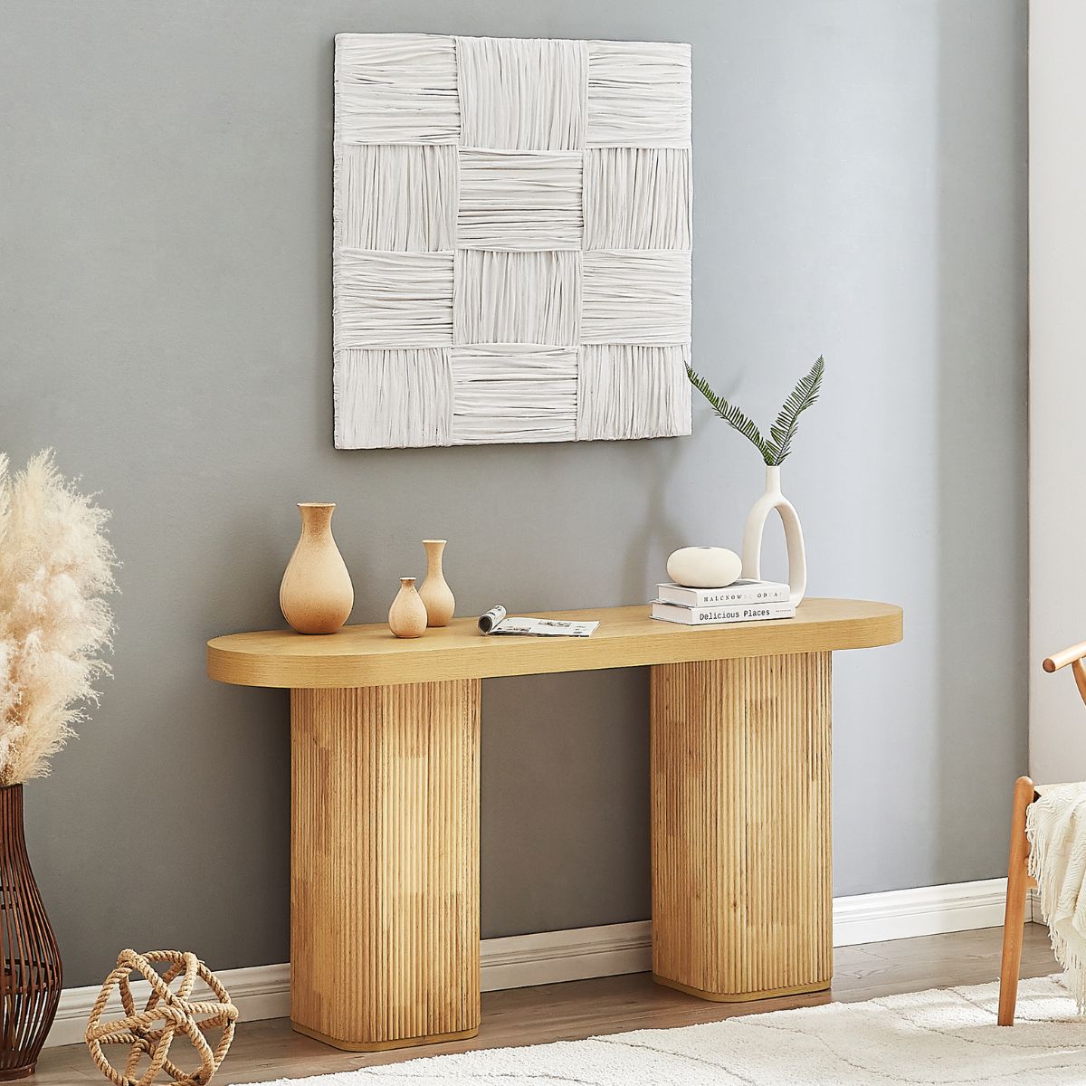 Tate Console Table - Natural - Cosy Abode