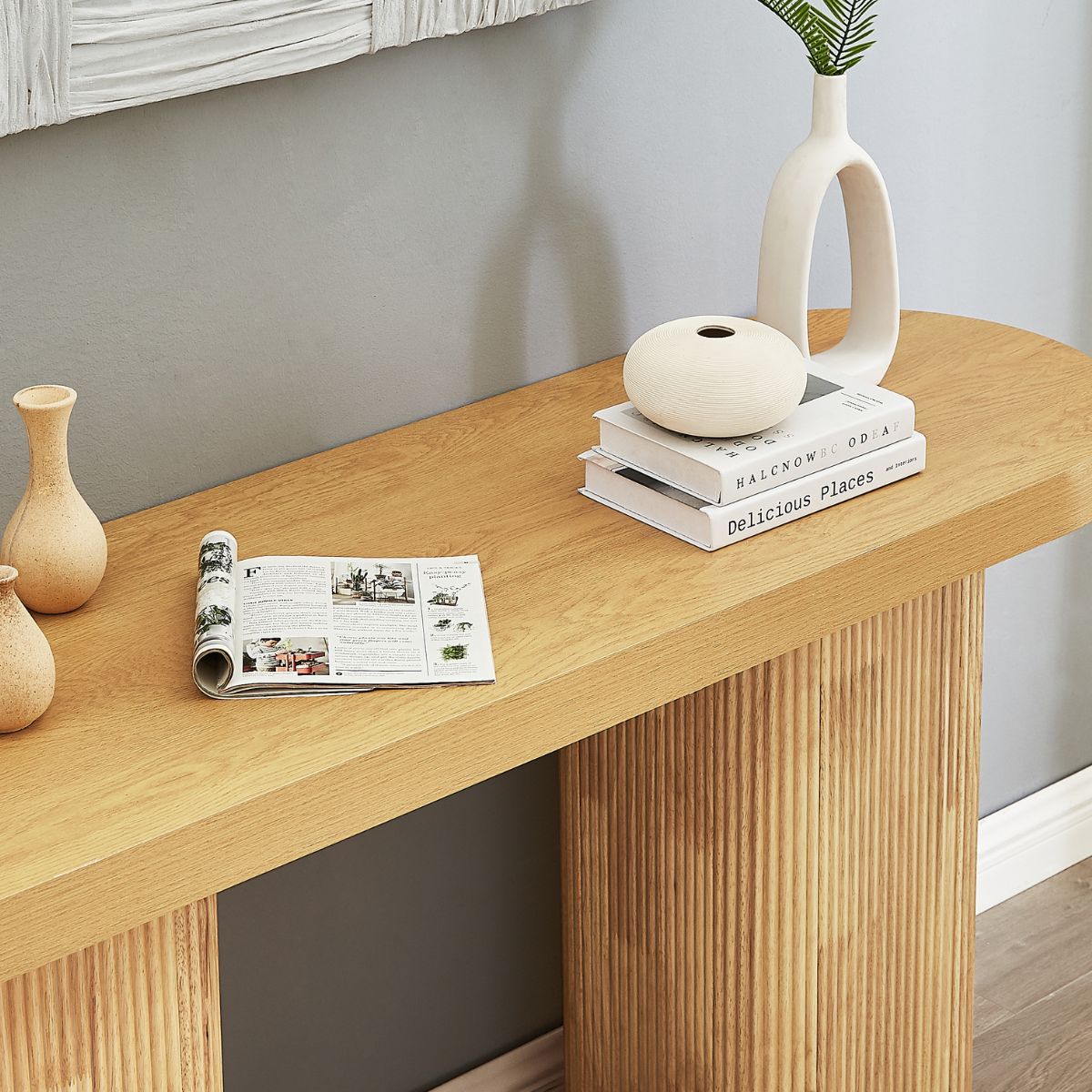 Tate Console Table - Natural - Cosy Abode