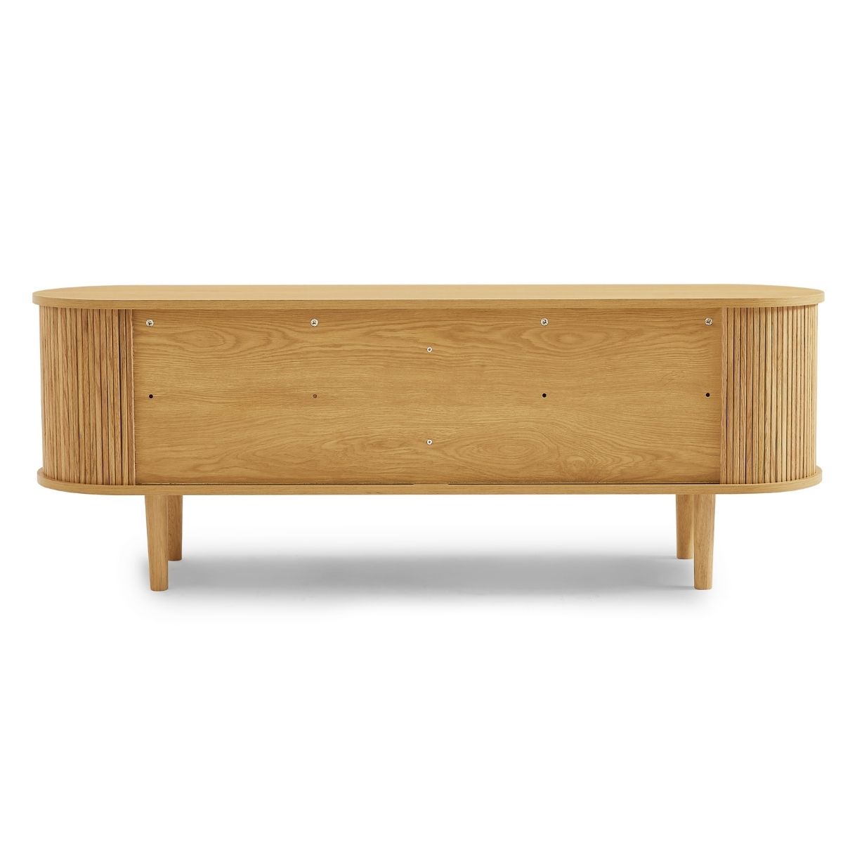 Tate Column TV Stand in Natural 160cm - Cosy Abode