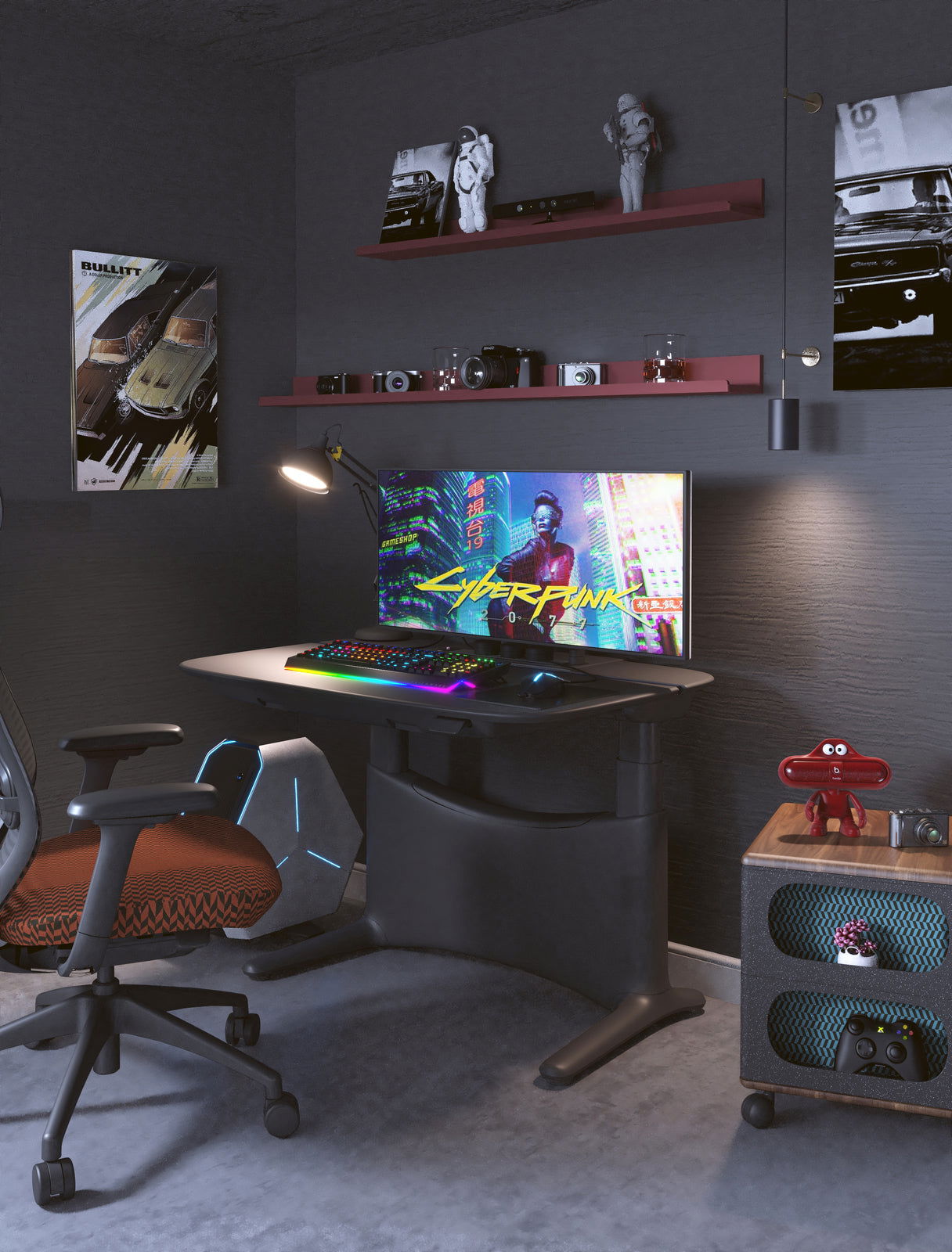 1.2m UFOU UPON Standing Desk Height Adjustable Motorised Electric Sit Stand Table Riser - Cosy Abode