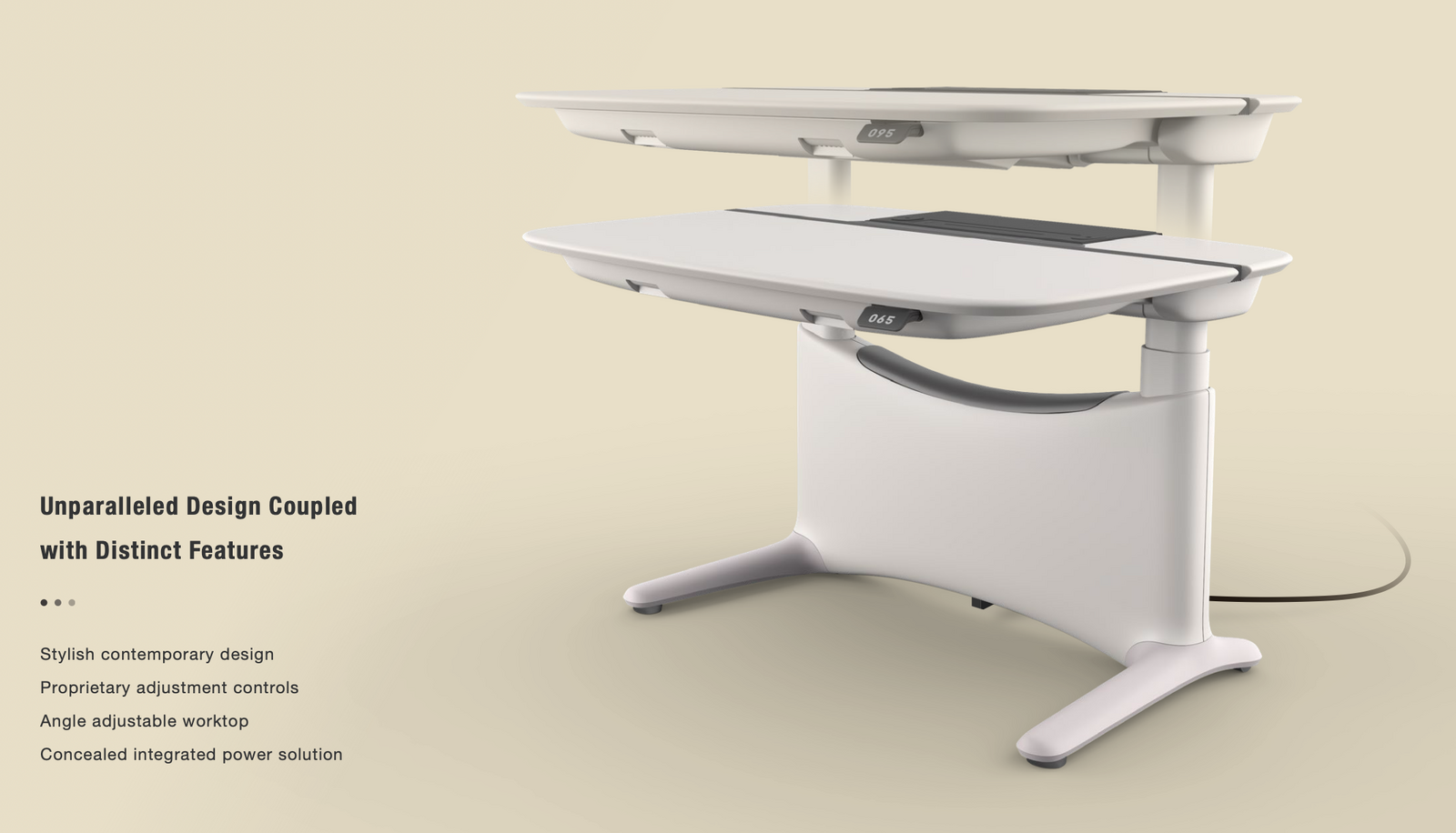 1.2m UPON Height Adjustable Motorised Sit or Stand Desk - Cosy Abode
