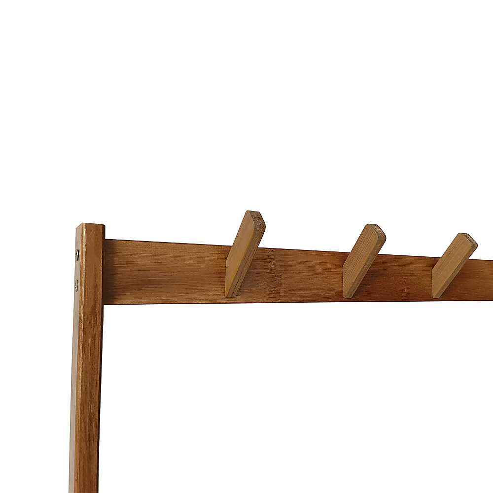 100cm Hallway Bench Coat Rack Stand Multifunctional Hall Shelf Entryway - Cosy Abode
