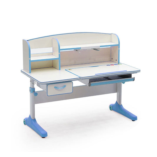 120cm Height Adjustable Children Kids Ergonomic Study Desk Blue AU - Cosy Abode