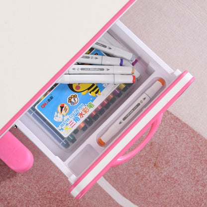 120cm Height Adjustable Children Kids Ergonomic Study Desk Blue AU - Cosy Abode