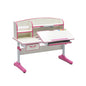 120cm Height Adjustable Children Kids Ergonomic Study Desk Pink AU - Cosy Abode