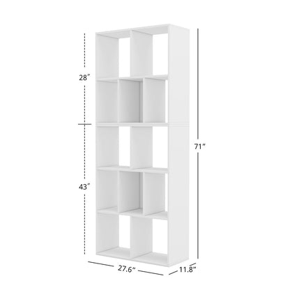 12 Cube Bookshelf & Display Stand - White - Cosy Abode